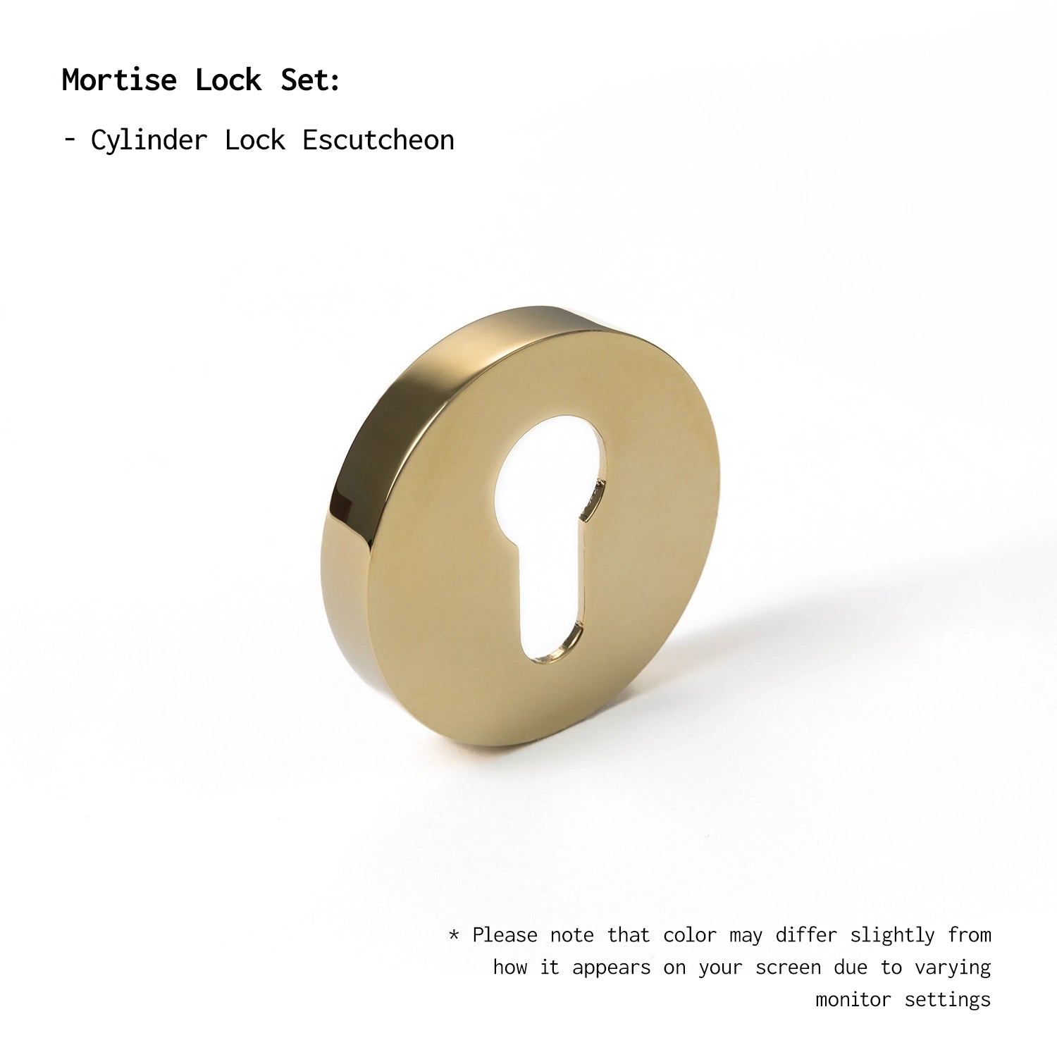 Alda | Polished Brass (PVD) | Round Rose