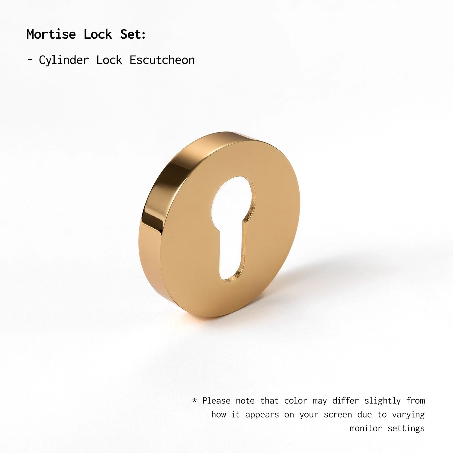 Svik-01 | Polished Gold | Diamond Knurled | Round Rose