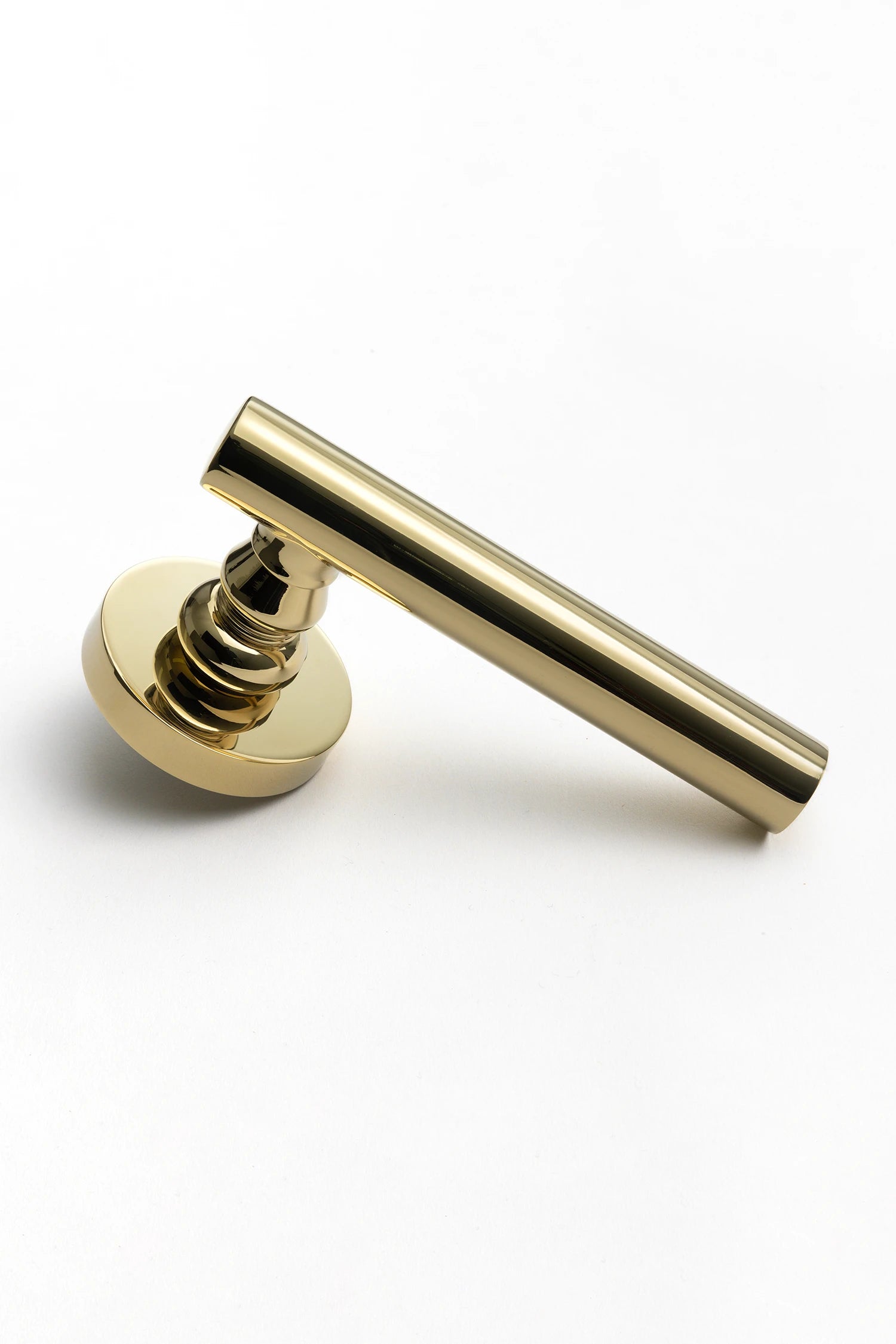 Alda | Lever Door Handles | Polished Brass