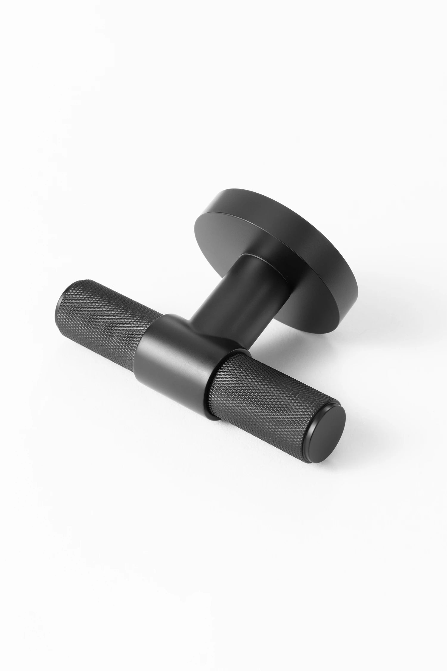 Heik | Knurled Lever Door Handle | Black