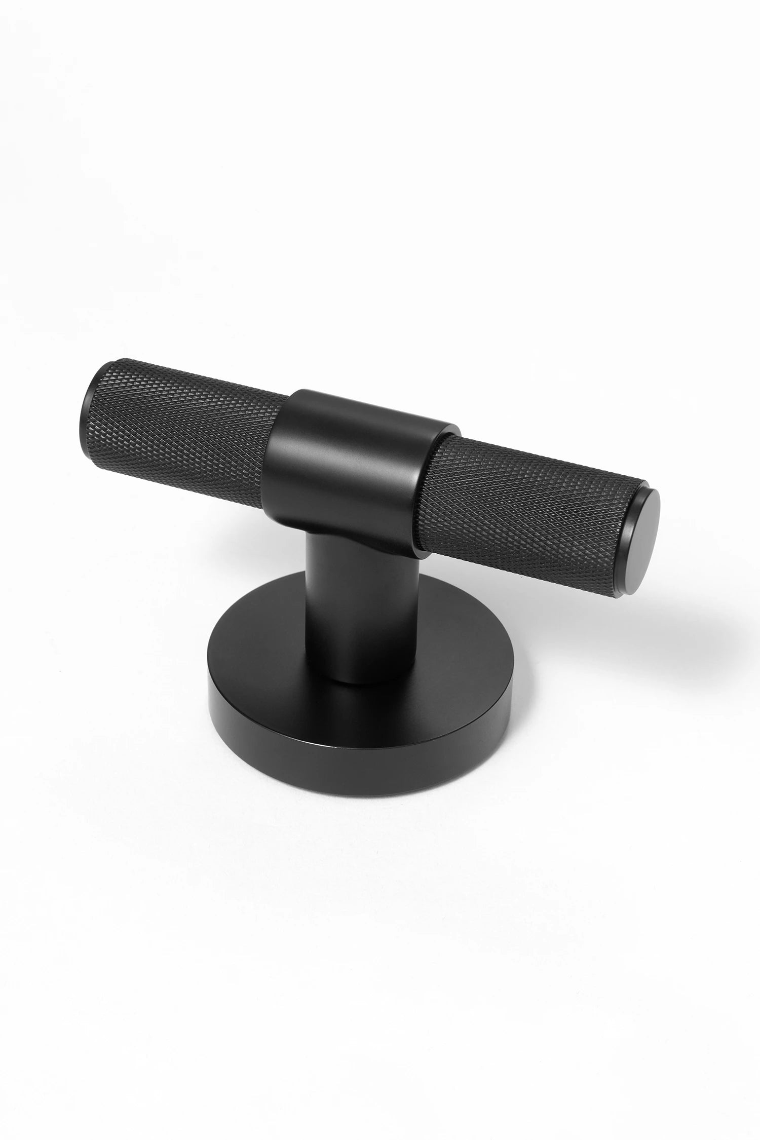 Heik | Knurled Lever Door Handle | Black